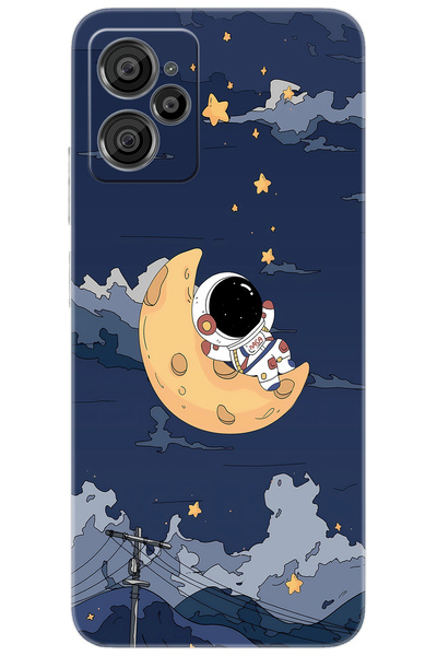 CASPER Via X30 / X30 PLUS Kılıf Desen Baskılı Silikon Astronot STK:684 CP-14R5EGl