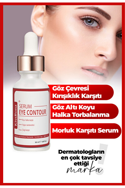 KissRona Göz Altı Morluk & Torbalanma Kırışıklık Koyu Halka Aydınlatıcı Göz Ç...