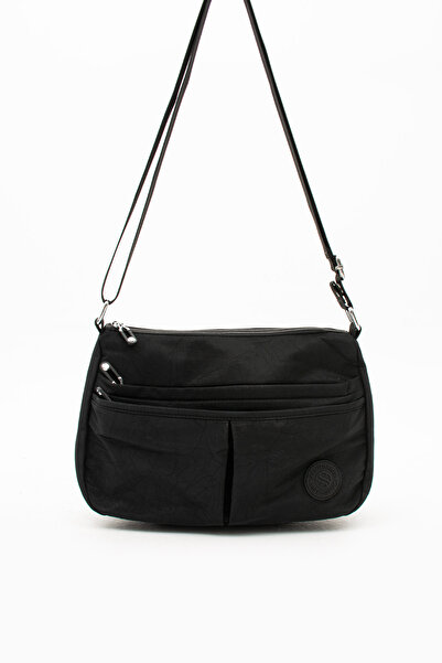 Sanmorris Unisex Çok Cepli Suya Dayanıklı Buruşuk Kumaş Omuz ve Çapraz Çanta