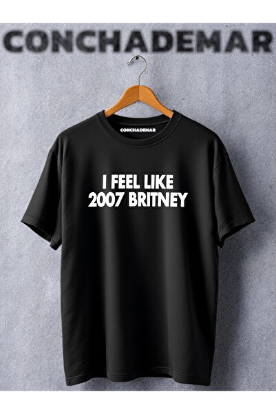 Vordevia تي شيرت بريتني سبيرز مطبوع كبير الحجم