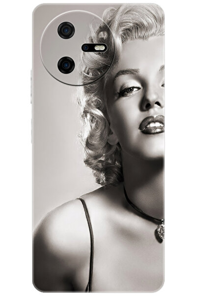 CASPER Via A40 Uyumlu Kılıf Desen Baskılı Silikon Marilyn Monroe STK:250 CP-Ryis04w