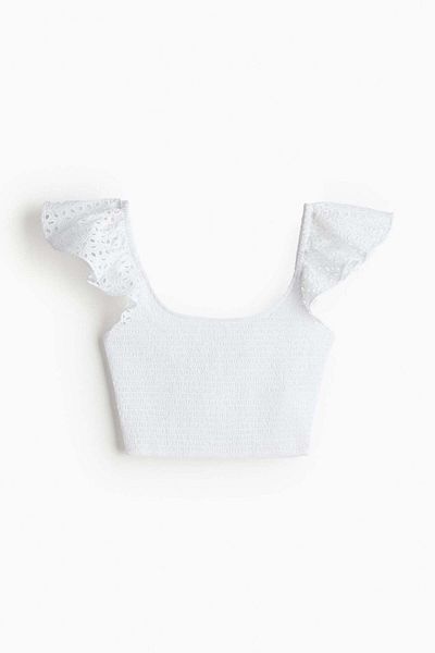 H&M Smocked cropped top