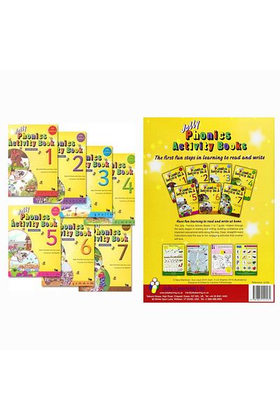 TEC Discover the Jolly Phonics Homework and Activities Collection 7 Basic Books + 7 Exercises