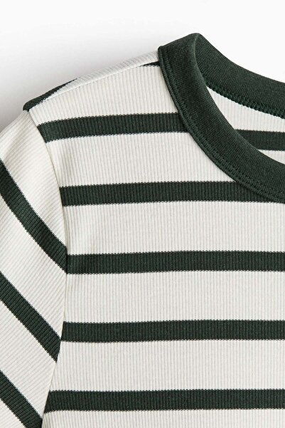 H&M Ribbed jersey top