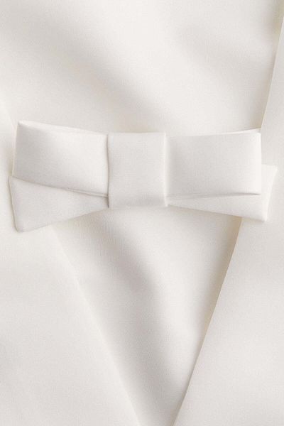 H&M Bow-detail deep-back top