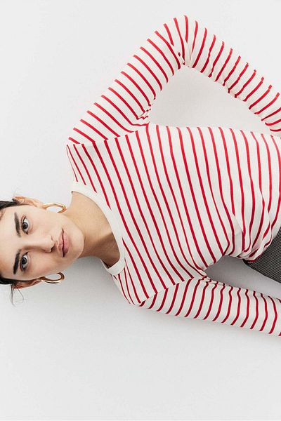 H&M Ribbed jersey top