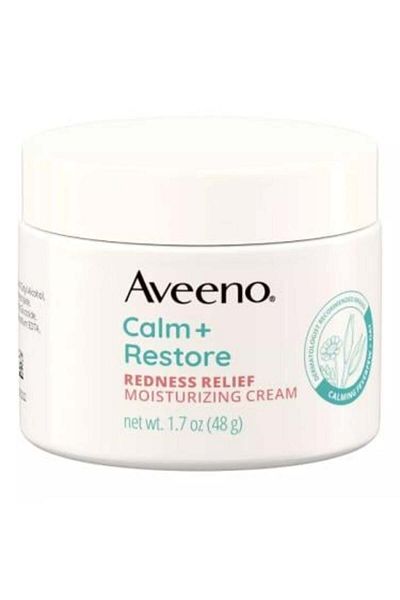 AVEENO Restore Redness Relief Moisturizing Cream for Sensitive Skin Fragrance Free - 48g