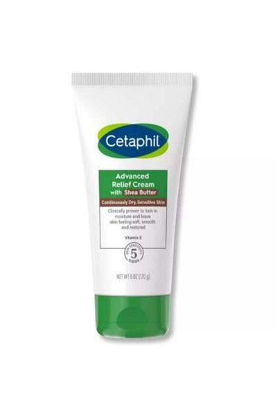 Cetaphil كريم سيتافيل المرطب والمُصلح المُتطور للبشرة الجافة والحساسة بزبدة الشيا، 170 مل