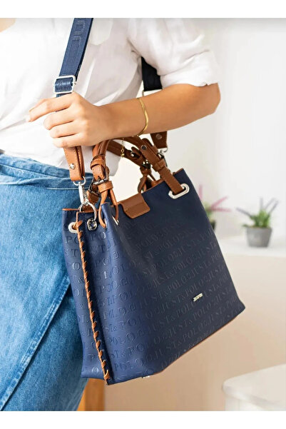 JP POLO Women's Original Just Polo Large Size Adjustable Strap Luxury Hand and Shoulder Bag Shoulder Bag