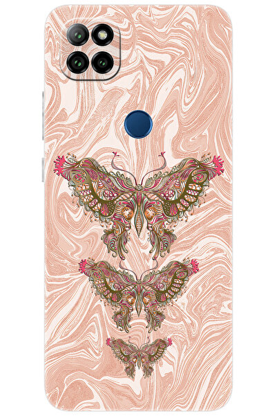 CASPER Via E30 / E30 PLUS Uyumlu Kılıf Desen Baskılı Silikon Kelebek Resim STK:552 CP-57mvy4u