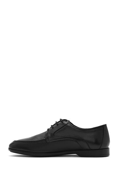 Derimod Men's Black Lace-Up Leather Casual Shoes 25Sfd 751018