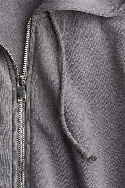 H&M Cropped zip-through hoodie