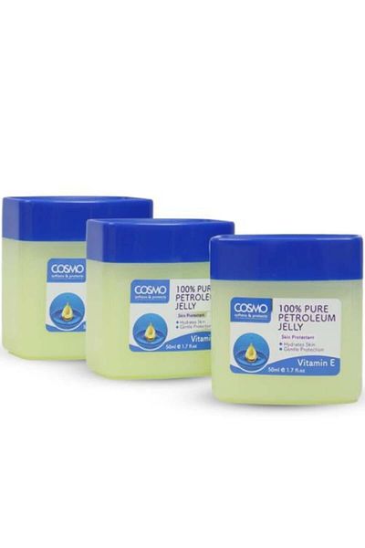 Cosmo - 100% Pure Petroleum Jelly with Vitamin E , 50ml × 6 pcs