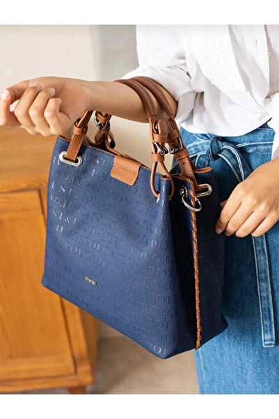 JP POLO Women's Original Just Polo Large Size Adjustable Strap Luxury Hand and Shoulder Bag Shoulder Bag