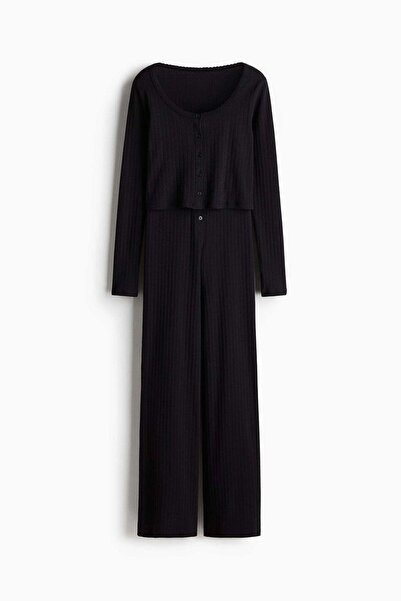 H&M Pointelle cotton pyjamas