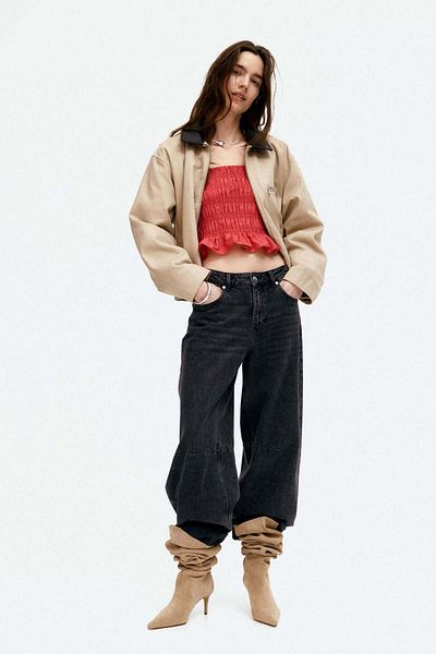 H&M Smocked strappy top