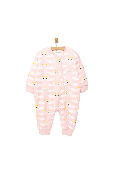 ebebek Hello Baby HelloBaby Kız Bebek Uyku Tulum İnterlok Fermuarlı 1 Tog Bis...