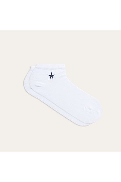 Mudo Embroidered Booties Socks