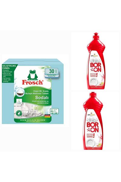 Boron Natural Organic and Vegan Dish Detergent Set 7.