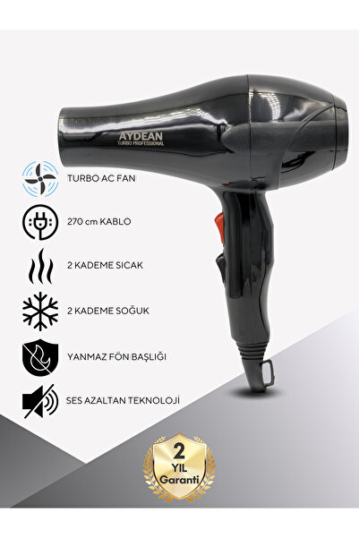 aydean Xturbo Profosyonel Fön Makinesi 3500w Made In Germany