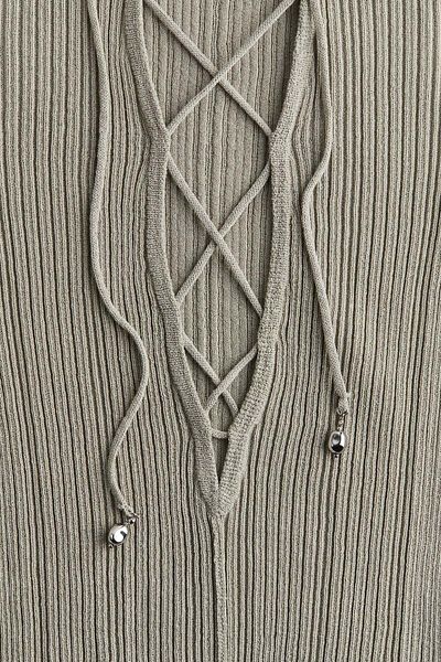 H&M Lace-up top
