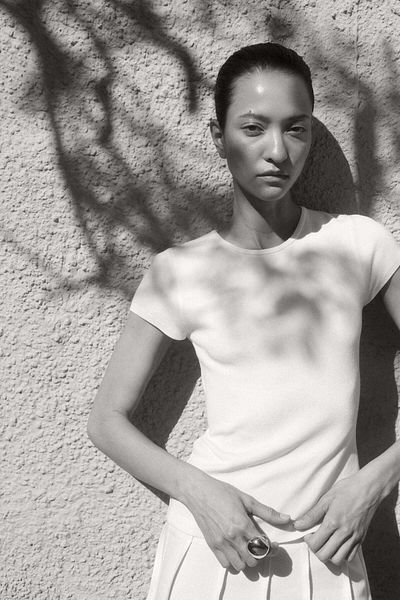 H&M Button-detail top