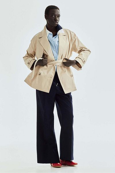 H&M Short twill trench coat