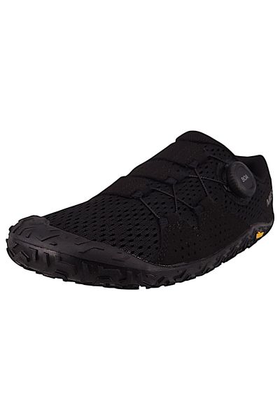 Merrell Herren Halbschuhe Wanderschuhe Vapor Glove 6 Boa J068453 Schwarz Black Textil/Synthetik mit Vibram