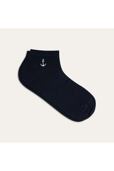 Mudo Embroidered Booties Socks