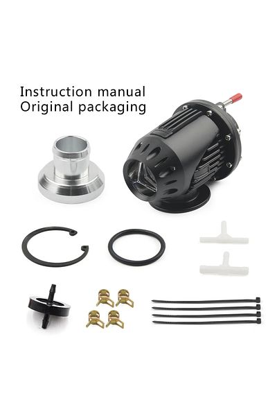 mrhello Black JDM Universal Aluminum SQV4 SSQV4 Bov Turbo Blow Off Valve Bov With Adapter Flange With Origin