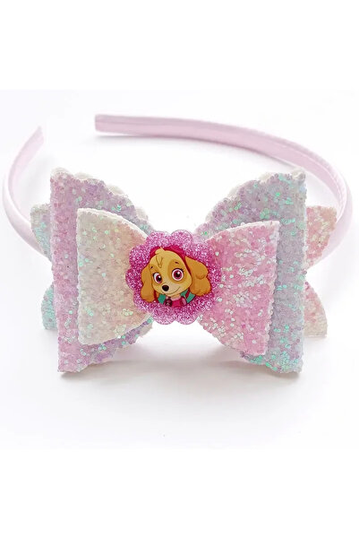 Choice3 Choice 1pcs 2 Paw Patrol Skye Baby Shiny Bow Headband Cartoon Cute Gi...