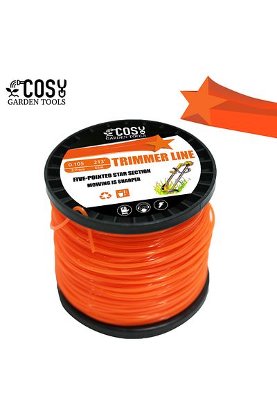 Choice 2.7mm-100m 2.7mmx100m Pentagram Trimmer Head String Nylon Mowing Trimmer Line For Grass Trimmer Roll