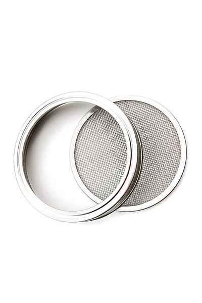 Choice SV Stainless Steel Jar Sprouting Lids Seed Sprouting Lid Wide Mouth Mason Jar Lid Mesh Screen Strain
