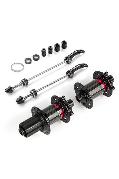 Choice Black set GUB 1451 Carbon Fiber Hub 6 Claw 72 Ring Mountain Bicycle Hub Bearing Hub 32H Barrel Shaft