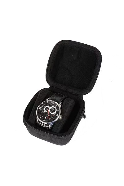 Choice 1 Slot Black EVA Watch Box Organizer For Men or Women，Watch Travel Case Portable Storage Watch Displ