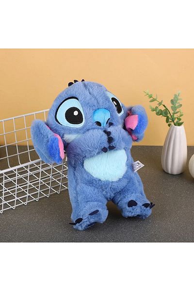 Choice A Kawaii Stitch Plush Doll For Baby, Sleeping Companion, Musical Sound Soothing With Air Bag And Li.