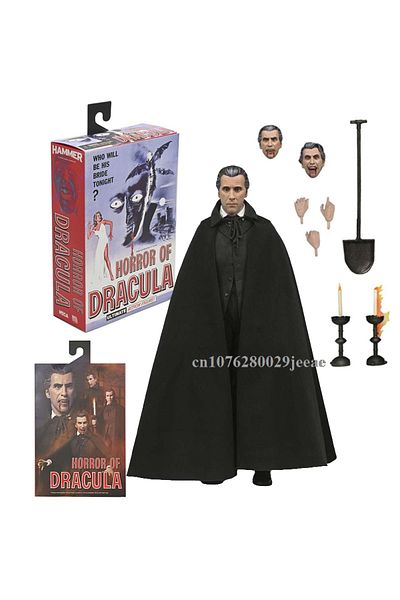 BANDAI With Box Original Neca Dracula Figure Universal Monsters 1958 Dracula Horror Of Dracula Anime Action