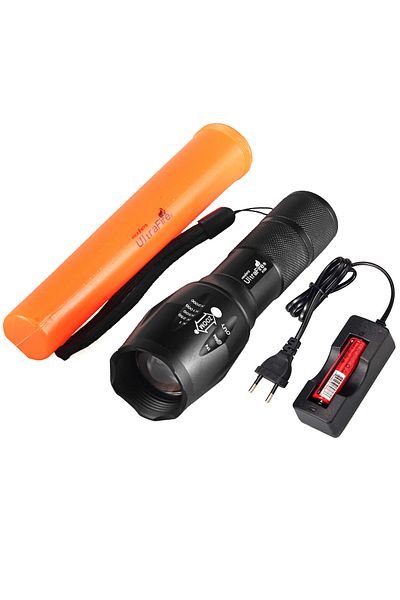 Choice 18650(2600mAh) EU Plug A100 UltraFire A100 Safety Signal Traffic Wand 1000 Lumen 18650 Led Camping F