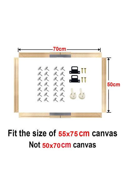 Choice 50x70cm 180 Sizes Diy Wood Frames 60x90 70x100 40x50 30x40 Canvas Oil Painting Frames Wood Frame Fo