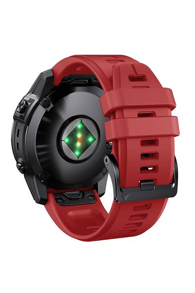 Choice Quick Fit 26mm Red3 22mm 26mm Silicone Strap For Garmin Fenix 7x 7 Pro Solar/6x 6 Sapphire 5 5x Plus