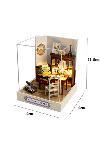 Choice مجموعة QT-031 لبيت الدمية الصغير المصنوع من حليب الشاي لصنع ألعاب غرفة...