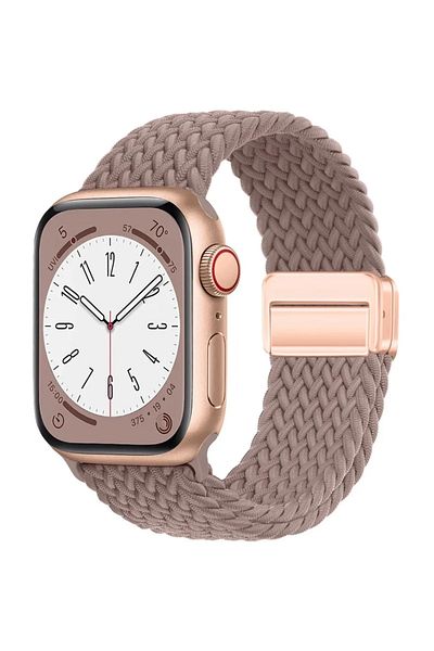 Choice 38mm 40mm 41mm smoke purple Braided Strap For Apple Watch Band 44mm 40mm 45mm 49mm 41mm 38 buckle Br