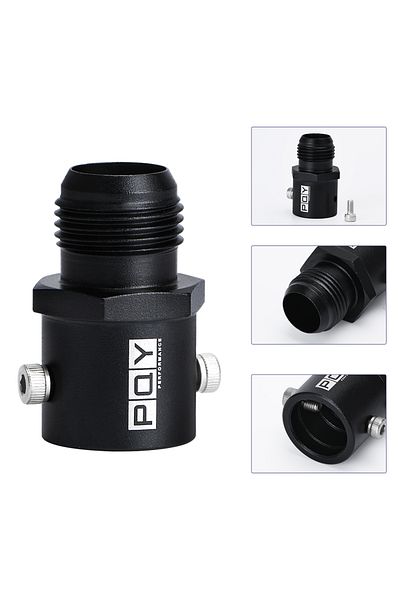 PQY Free Shipping - Breather Fitting Adapter 19mm An10 Valve Cover Vent Outlet K-swap For Honda Civic...