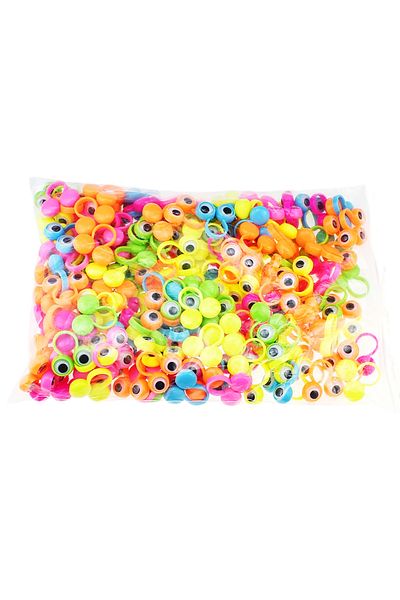 Choice 50pcs 10/30/50pcs Finger Puppets Plastic Rings with Wiggle Eyes Kids Toys Baby Party Favors Practica