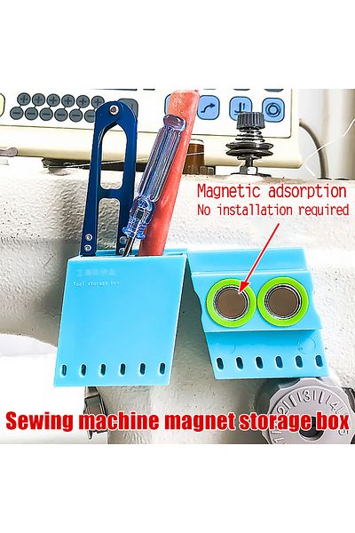 Choice 1pcs Sewing machine tool case magnet suction wall finishing scissors small screwdriver household
