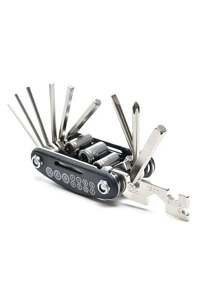 Choice 540125-1pc 16 in 1 Mountain Bike Portable Socket Multipurpose Wrench Bicycle Multi Tool Screwdriver