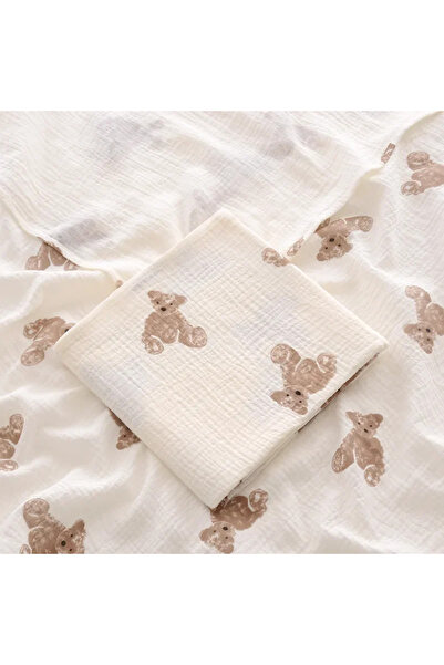 Choice 100X100cm C76-Bear 100X100cm Muslin Squares Baby Swaddle Blanket Newbo...