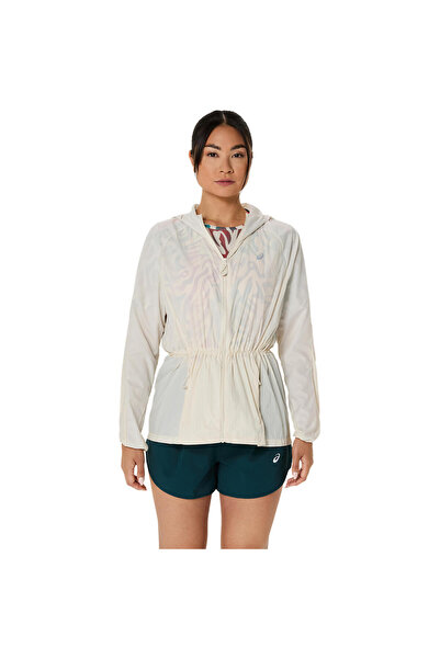 Asics Road Packable Jacket Kadın Krem Ceket 2012D076-200