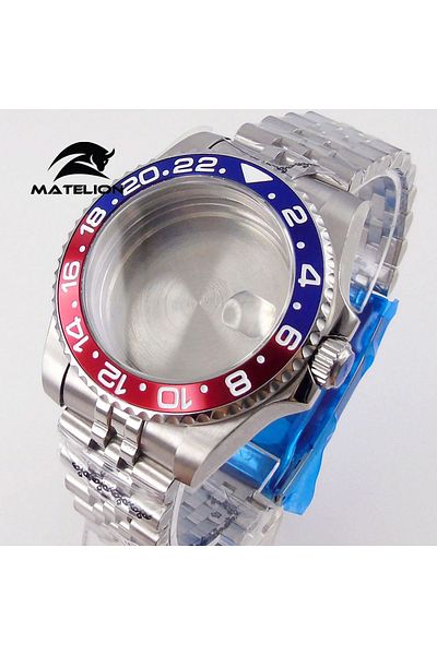 Choice fit NH35 NH34 NH36 B solid-cyclop Matelion 200M Diving Case 40mm Fit NH35 NH36 NH34 GMT ETA 2824 PT5