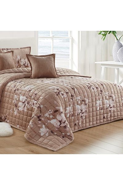 Generic 4 Pieces Floral Comforter Set For All Season Single Size 160X210Cm Velvet Bedding Set